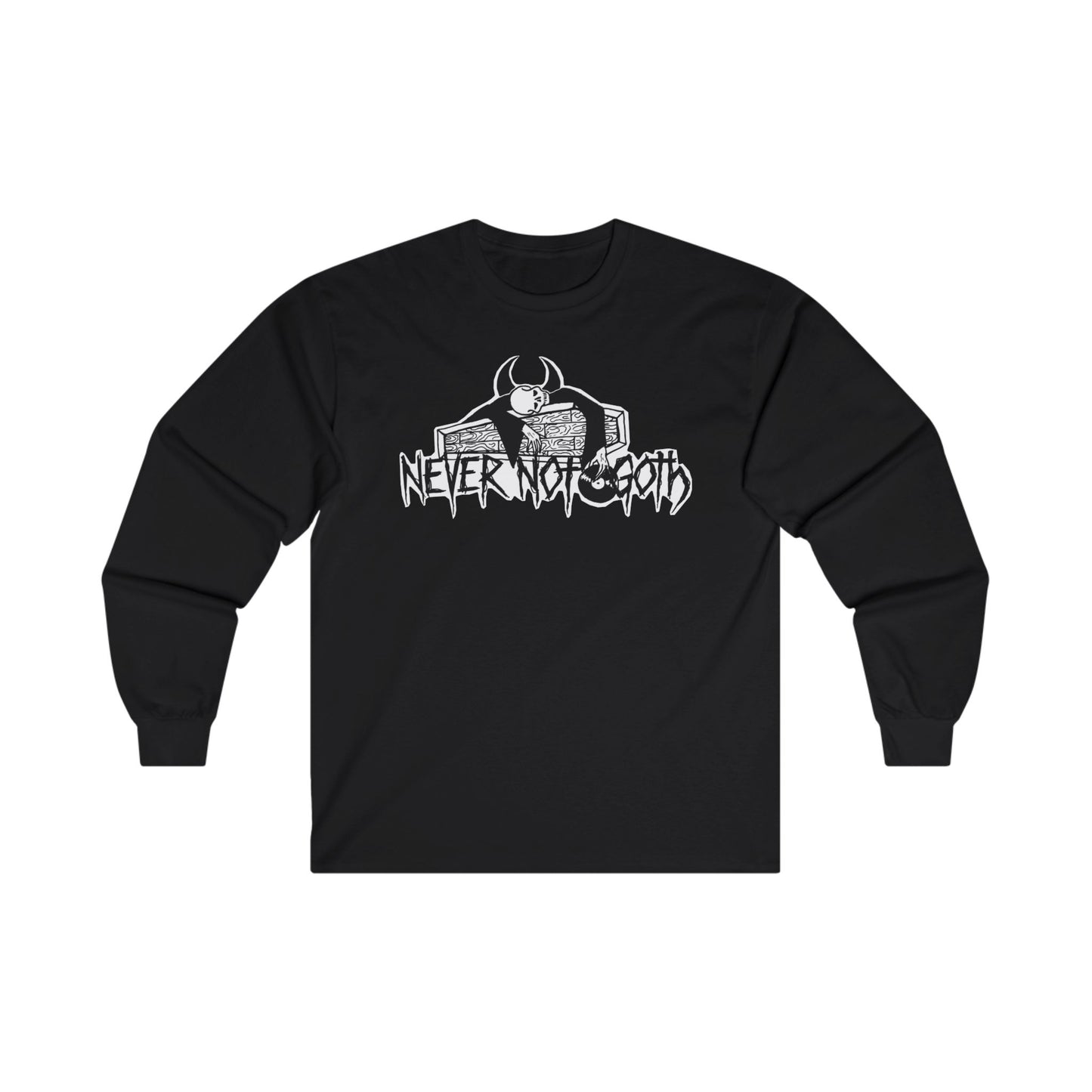 Never Not Goth Logo Unisex Long Sleeve Tee