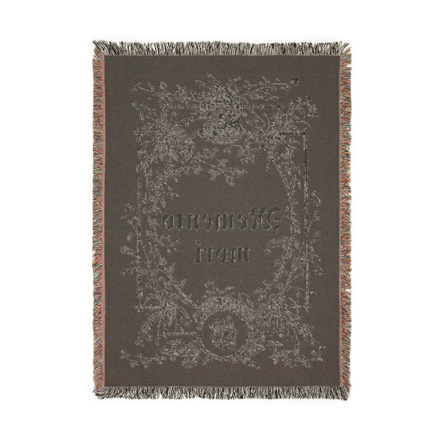 Memento Mori Woven Blanket