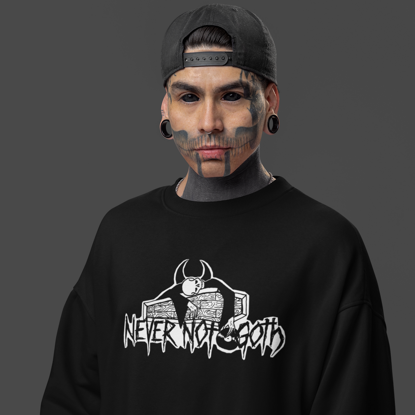 Never Not Goth Crewneck Sweatshirt