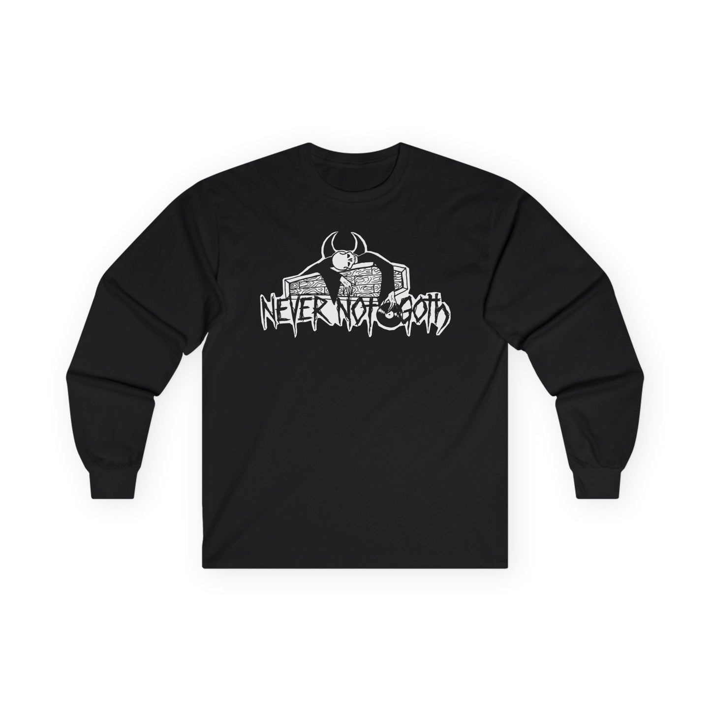 Never Not Goth Logo Unisex Long Sleeve Tee