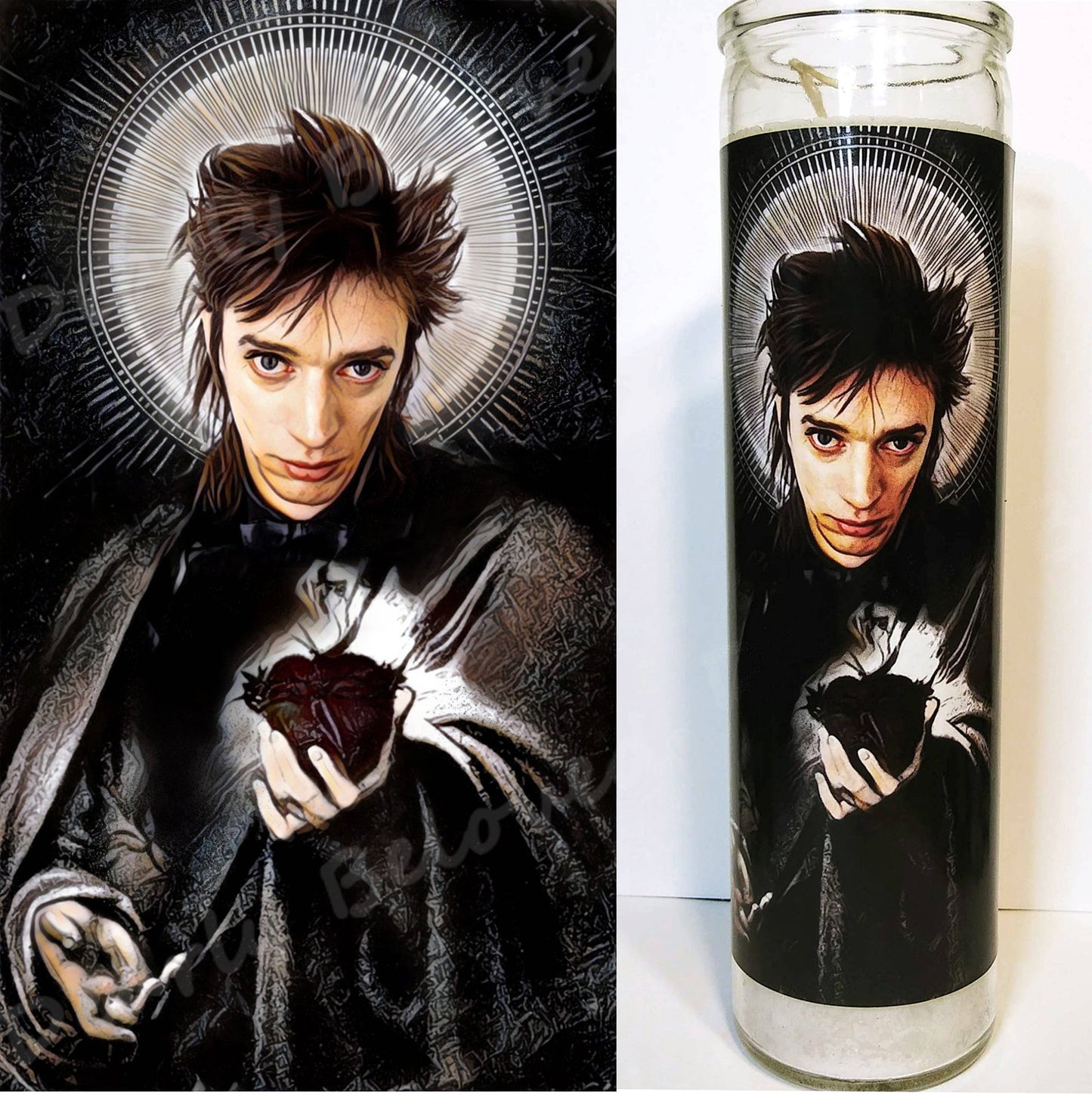 Saint Blixa of the Bad Seeds Prayer Candle