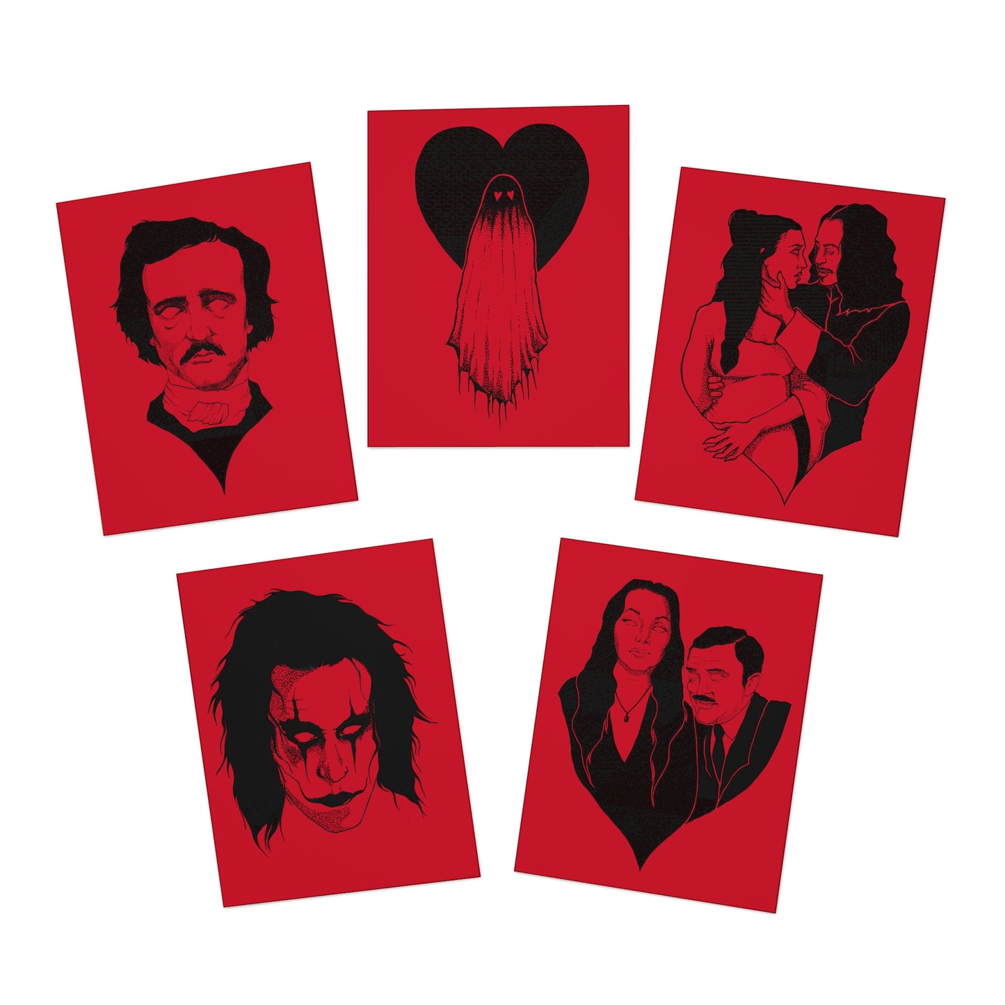 Full Set of Valentines Cards (5-Pack)