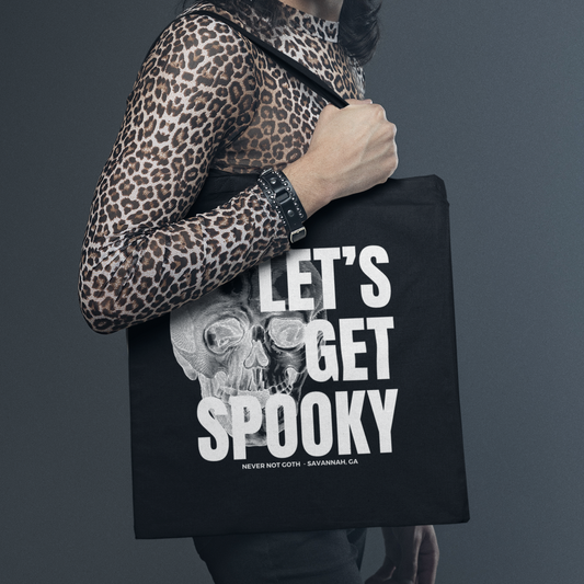 Get Spooky Cotton Canvas Tote Bag