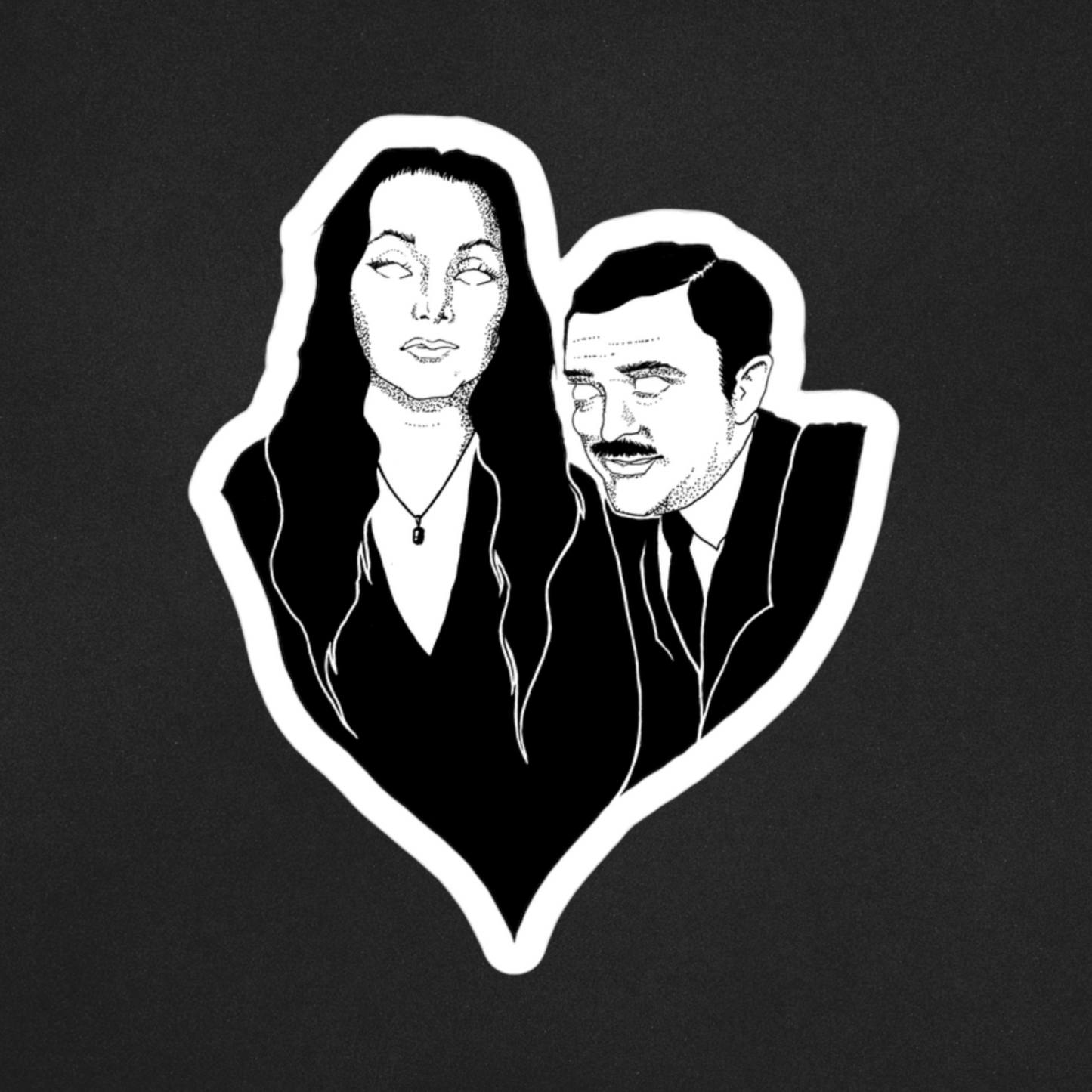 Addams Kiss-Cut Vinyl Sticker