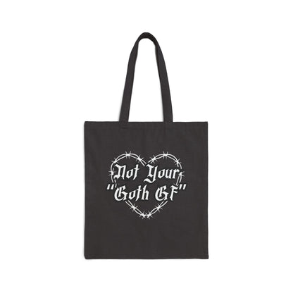 Not Your Cotton Canvas Tote Bag