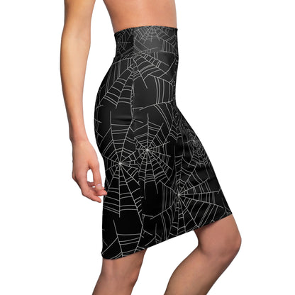 Black Widow Pencil Skirt