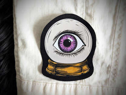 Sew-On Patch - Purple Eye Crystal Ball