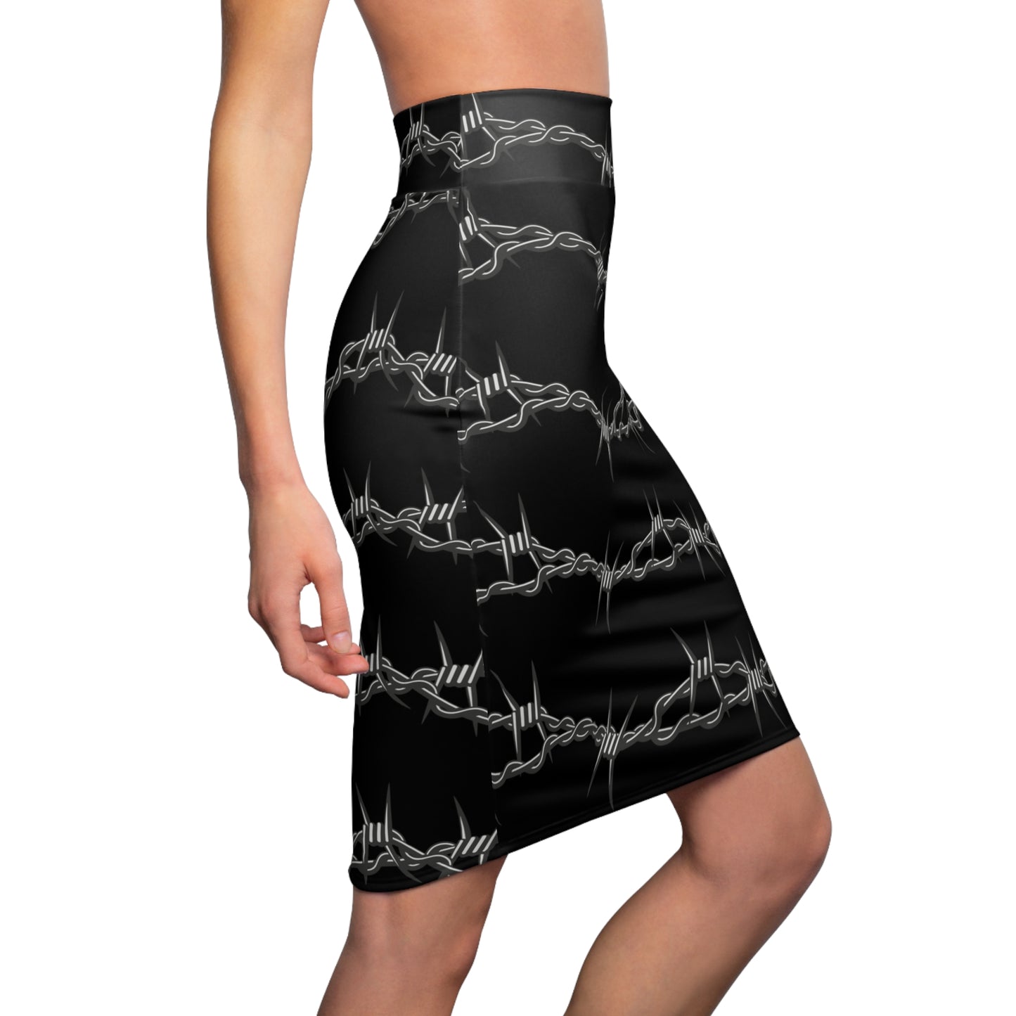 Barbed Pencil Skirt