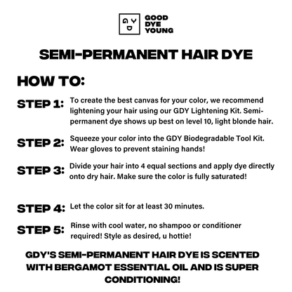 Semi-Permanent Hair Dye - Kowabunga