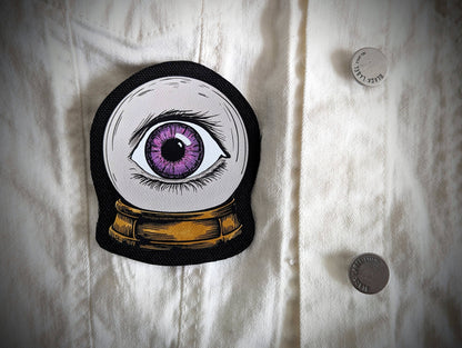 Sew-On Patch - Purple Eye Crystal Ball