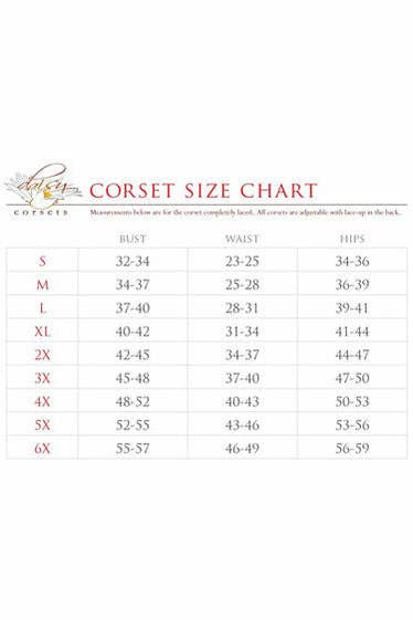 Plus Size Silver Metallic Lace-Up Short Bustier
